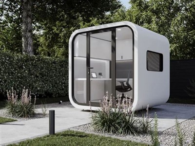 Quais são as opções de acabamento de parede para cápsulas pré-fabricadas?